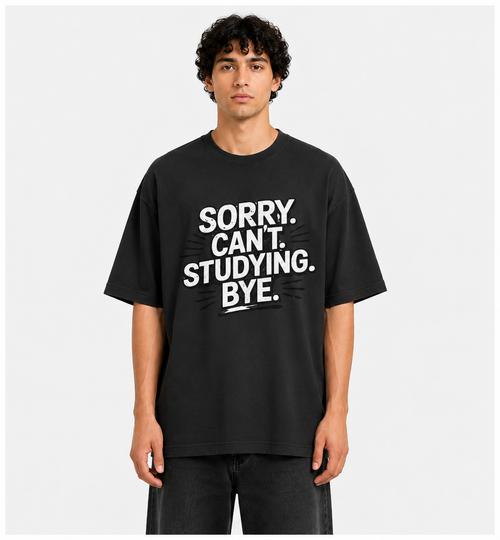Academic Lock-In Oversized Tee