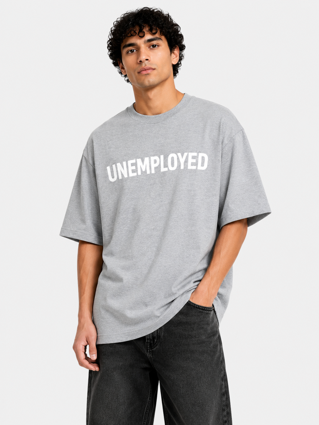 Unemployed & Unbothered Oversized Tee