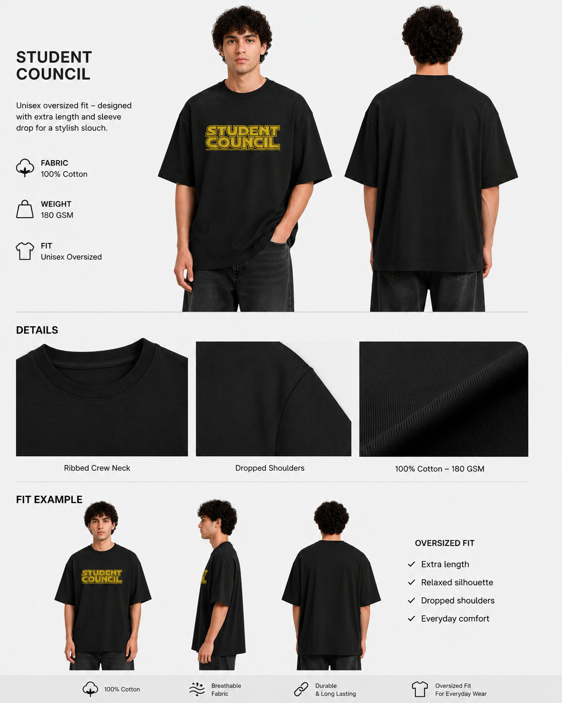 Campus Authority Oversized T-Shirt