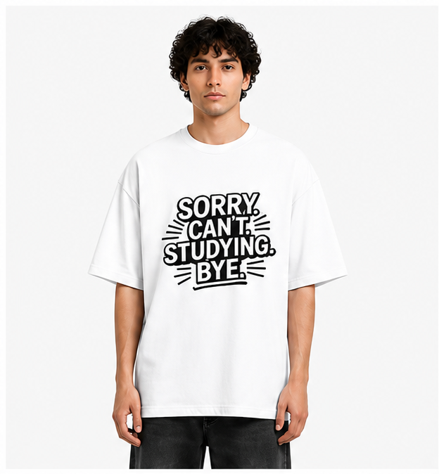 Academic Lock-In Oversized Tee